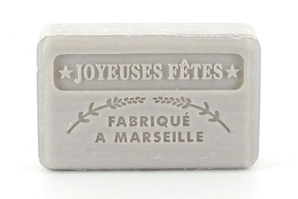 125g French Christmas Soap - Silver